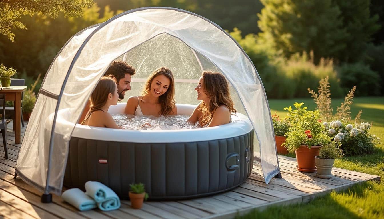 Tout savoir sur l’abri gonflable pour spa : conseils et avantages