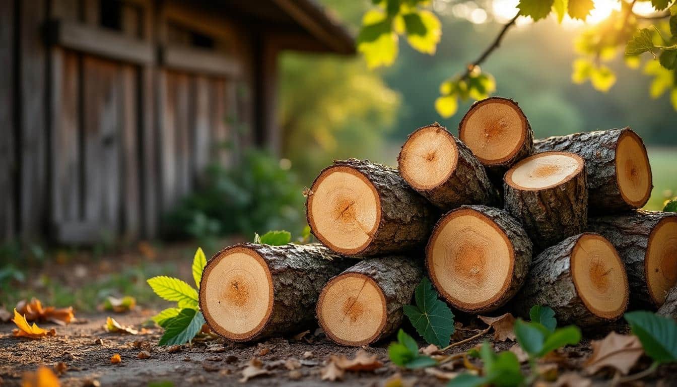 Illustration: Définition et identification de l’acacia comme bois de chauffage