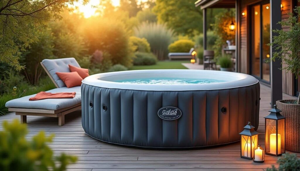Aménagement d’un coin spa gonflable extérieur : idées et conseils