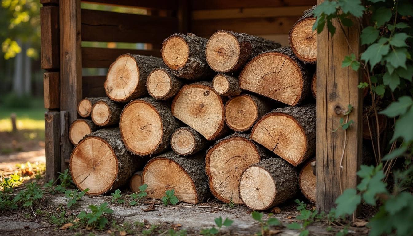 Illustration: Présentation et définition du bois de chauffage en frêne