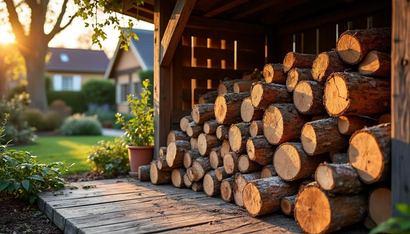 Illustration: Pourquoi bien stocker du bois de chauffage ? Comprendre les enjeux