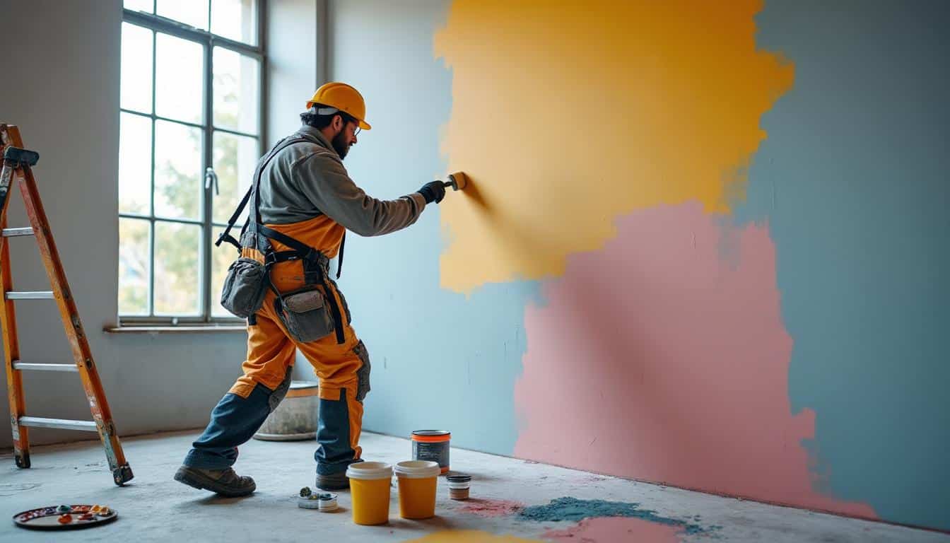 Illustration: Missions et activités associées au code ROME du peintre en bâtiment