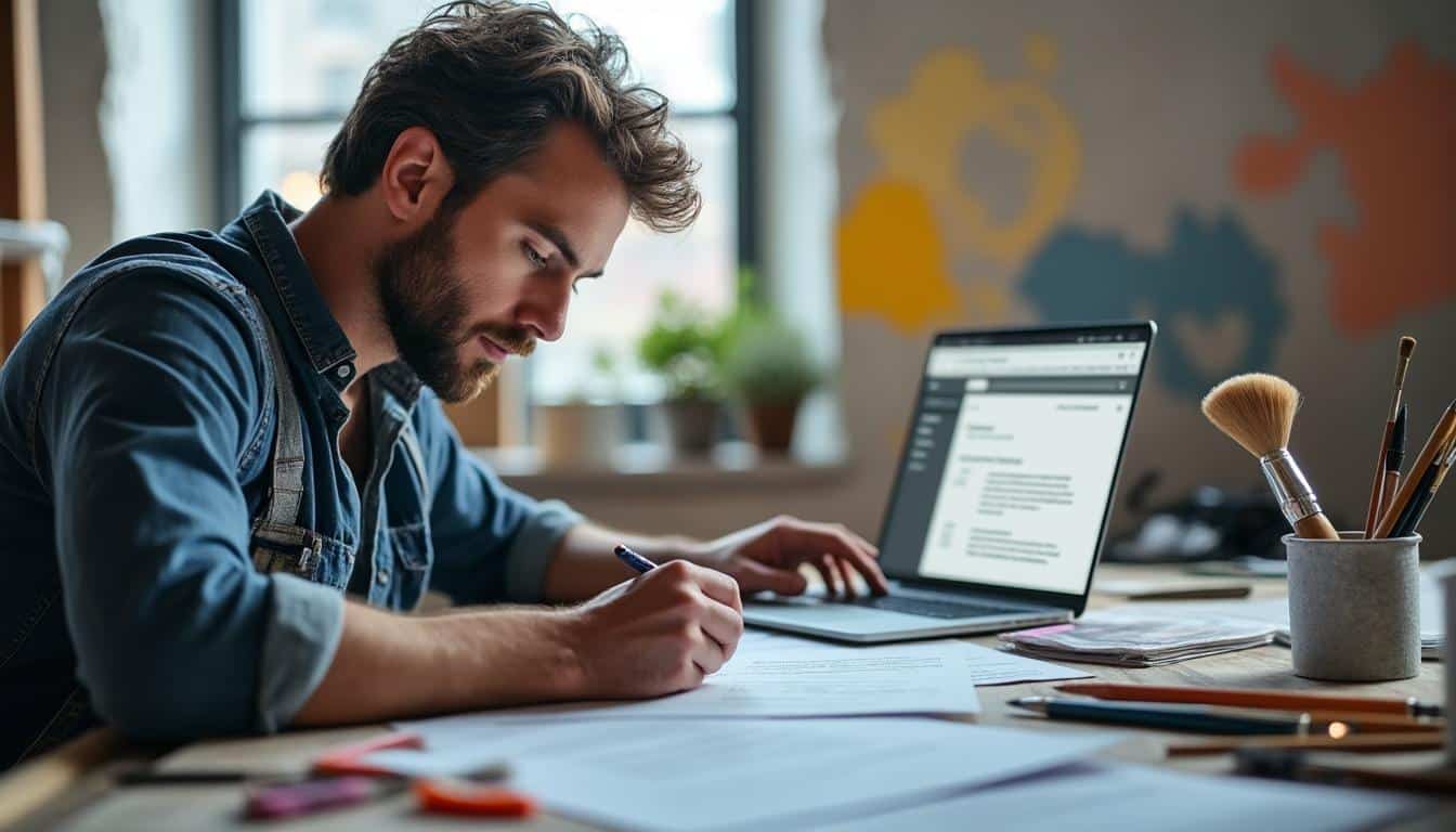 Illustration: Adapter son cv de peintre en bâtiment à chaque offre d’emploi