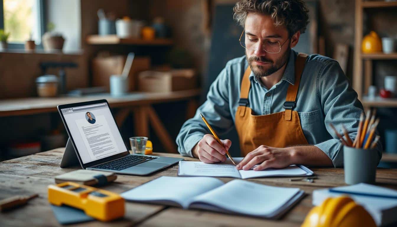 Illustration: Pourquoi et comment rédiger un CV de peintre en bâtiment ?