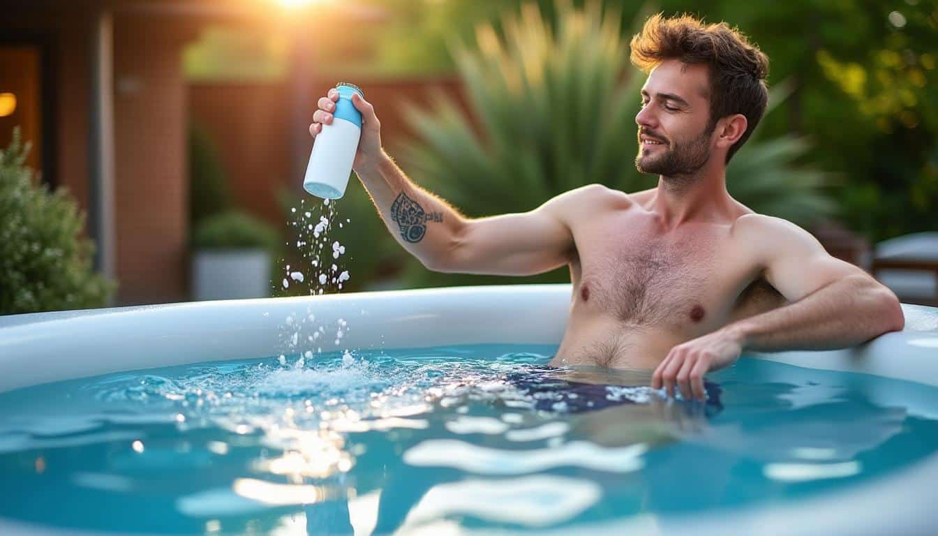 Illustration: Importance de l’entretien du spa gonflable pour une eau saine et un usage durable