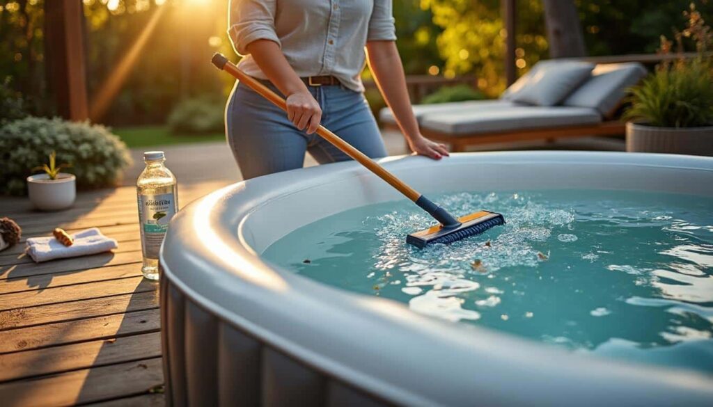 Entretien du spa gonflable : guide complet pour une eau saine