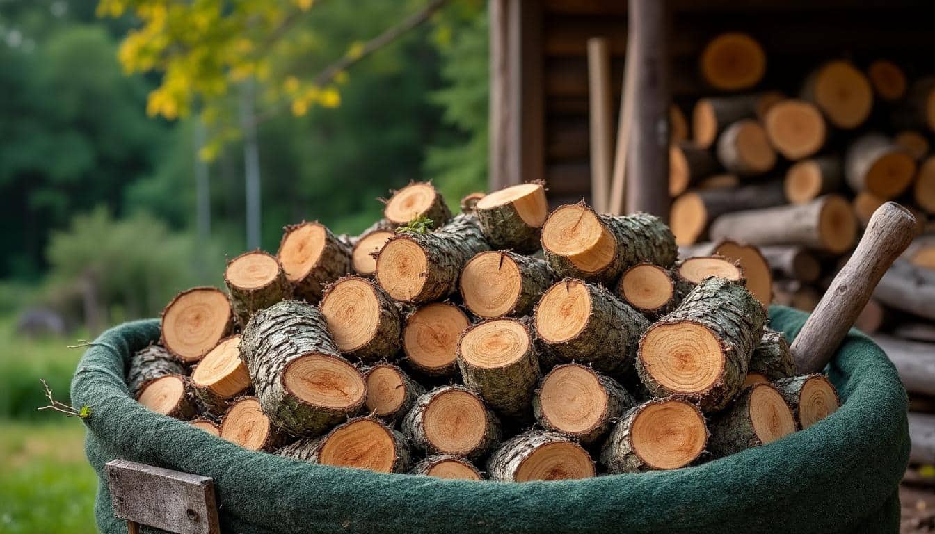 Illustration: Présentation générale du frêne pour le bois de chauffage