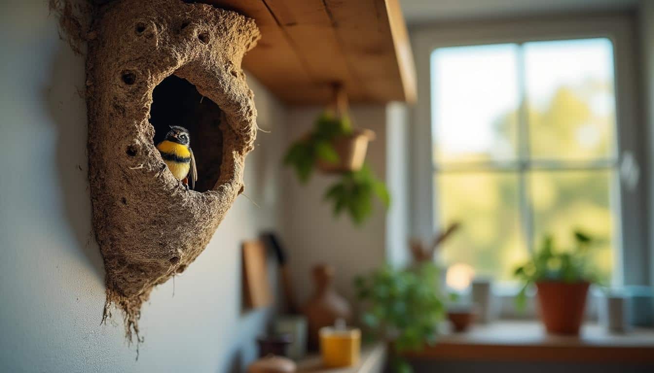 Illustration: Définition et identification de la guêpe maçonne à la maison