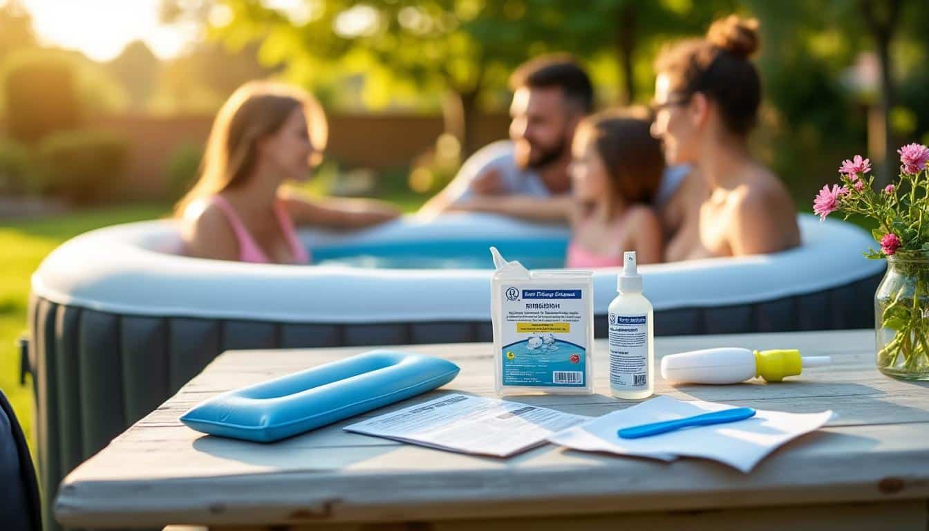 Illustration: Définition et utilité d’un kit de réparation pour spa gonflable