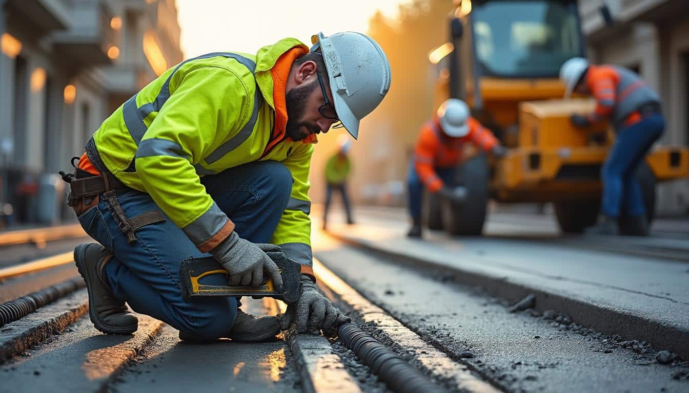 Illustration: Les missions et activités principales du maçon en voirie et réseaux divers
