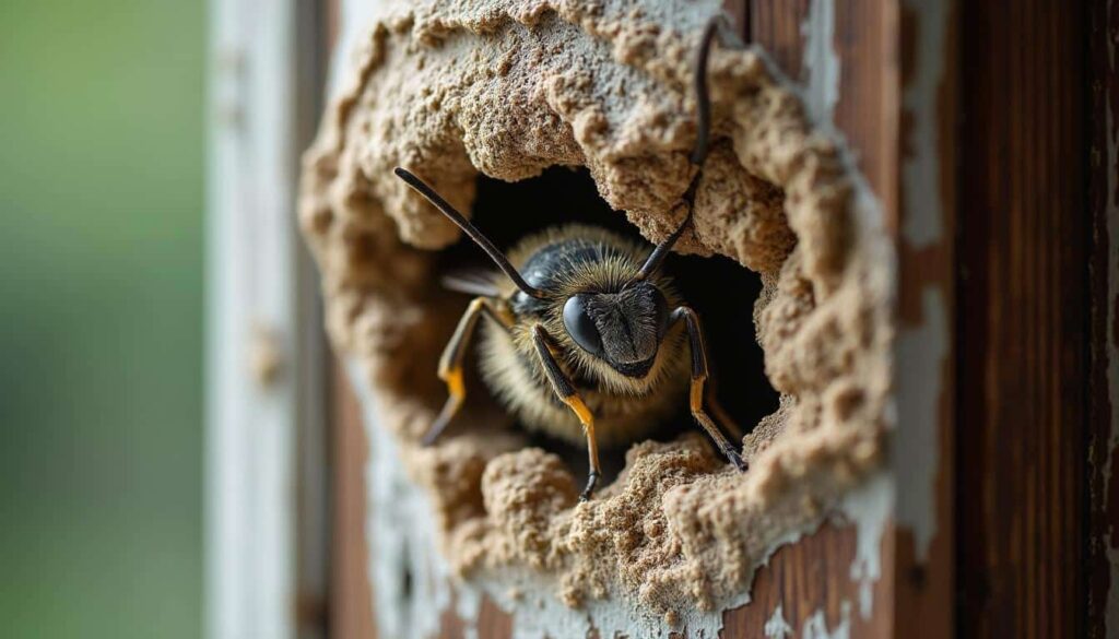 Tout savoir sur le nid de guêpe maçonne à la fenêtre : risques et solutions