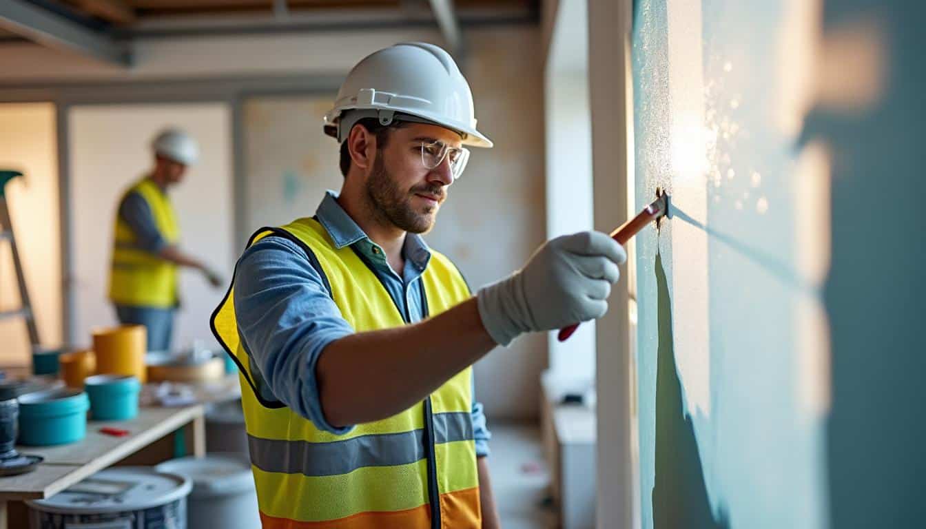 Illustration: Secteur d’activité du bâtiment et débouchés après le CAP peintre en bâtiment
