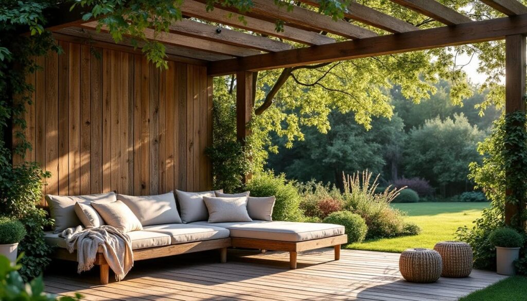 Pergola en bois flotté : idées, montage et conseils d’entretien
