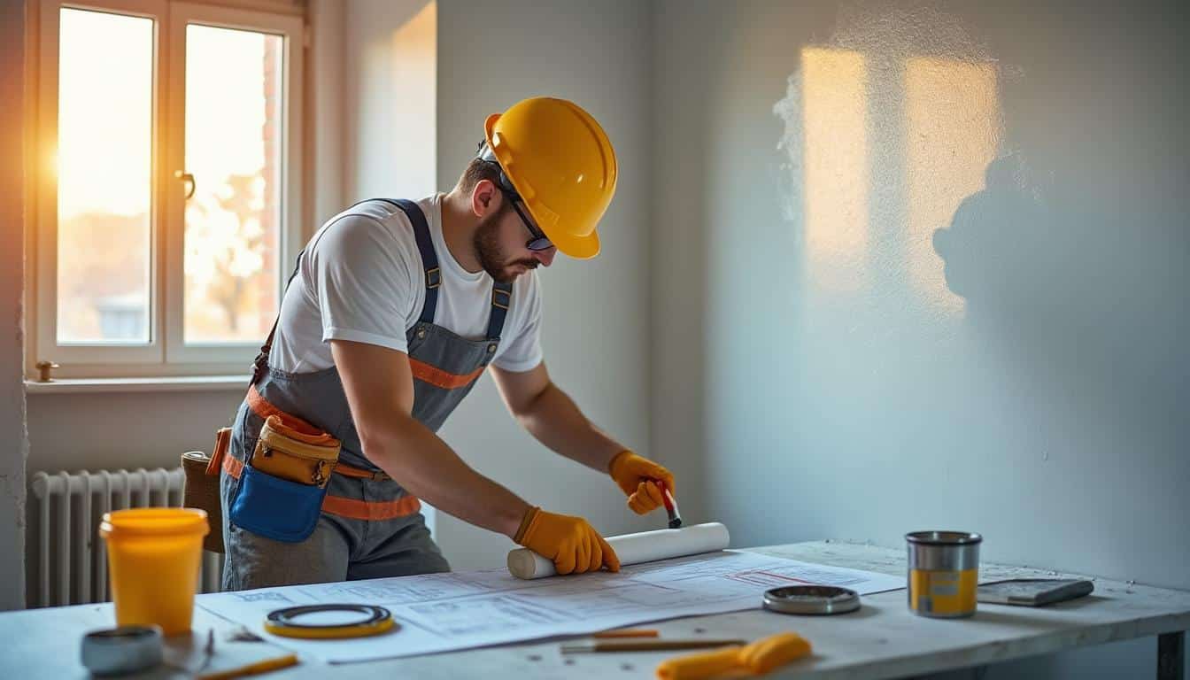 Illustration: Définition du métier de peintre en bâtiment : missions, environnement et compétences