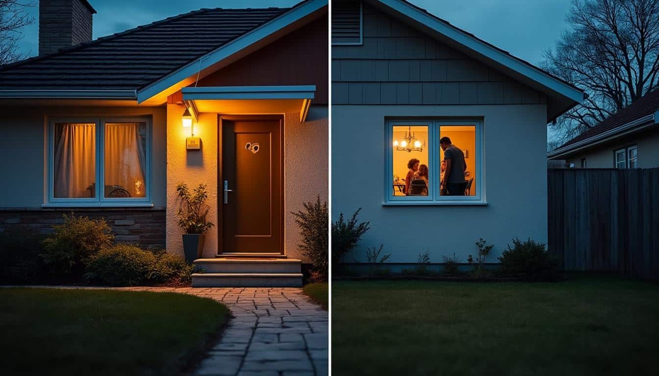 Illustration: Comparatif des statistiques de cambriolage de maison avec alarme et sans alarme