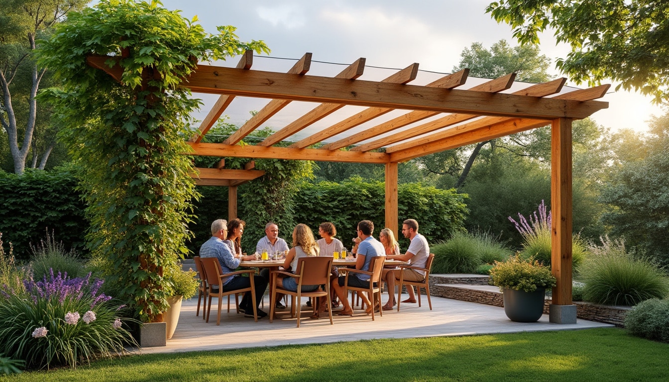 Illustration: Définir la couverture pour pergola en bois et ses usages