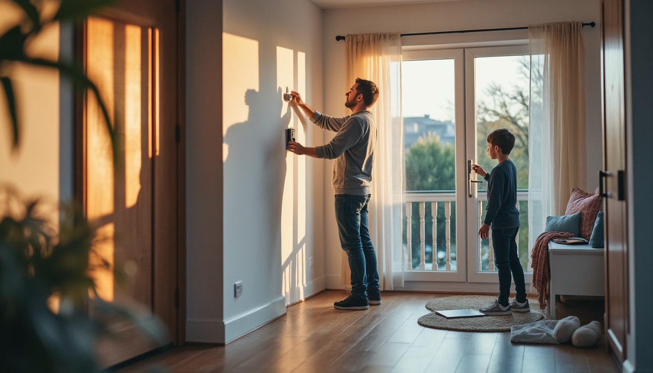 Illustration: Principes de base du fonctionnement d’une alarme maison