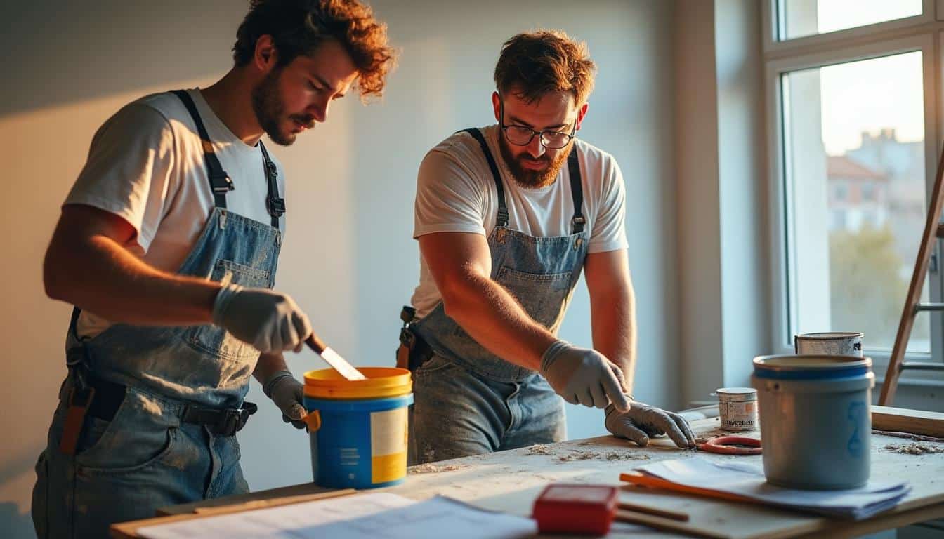 Illustration: Les missions principales du peintre en bâtiment lors de l’apprentissage