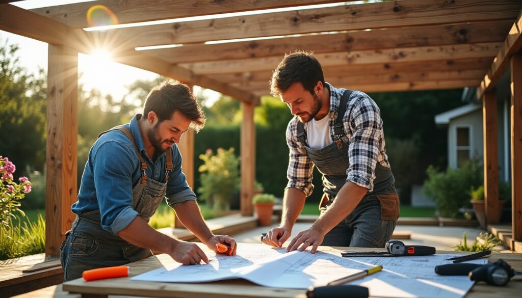 Plan de pergola en bois : étapes, conseils et inspirations