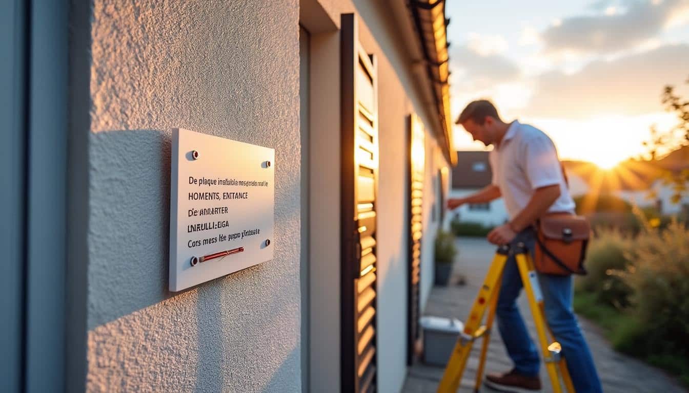 Illustration: Législation, normes et installation de la plaque d’alarme pour la maison