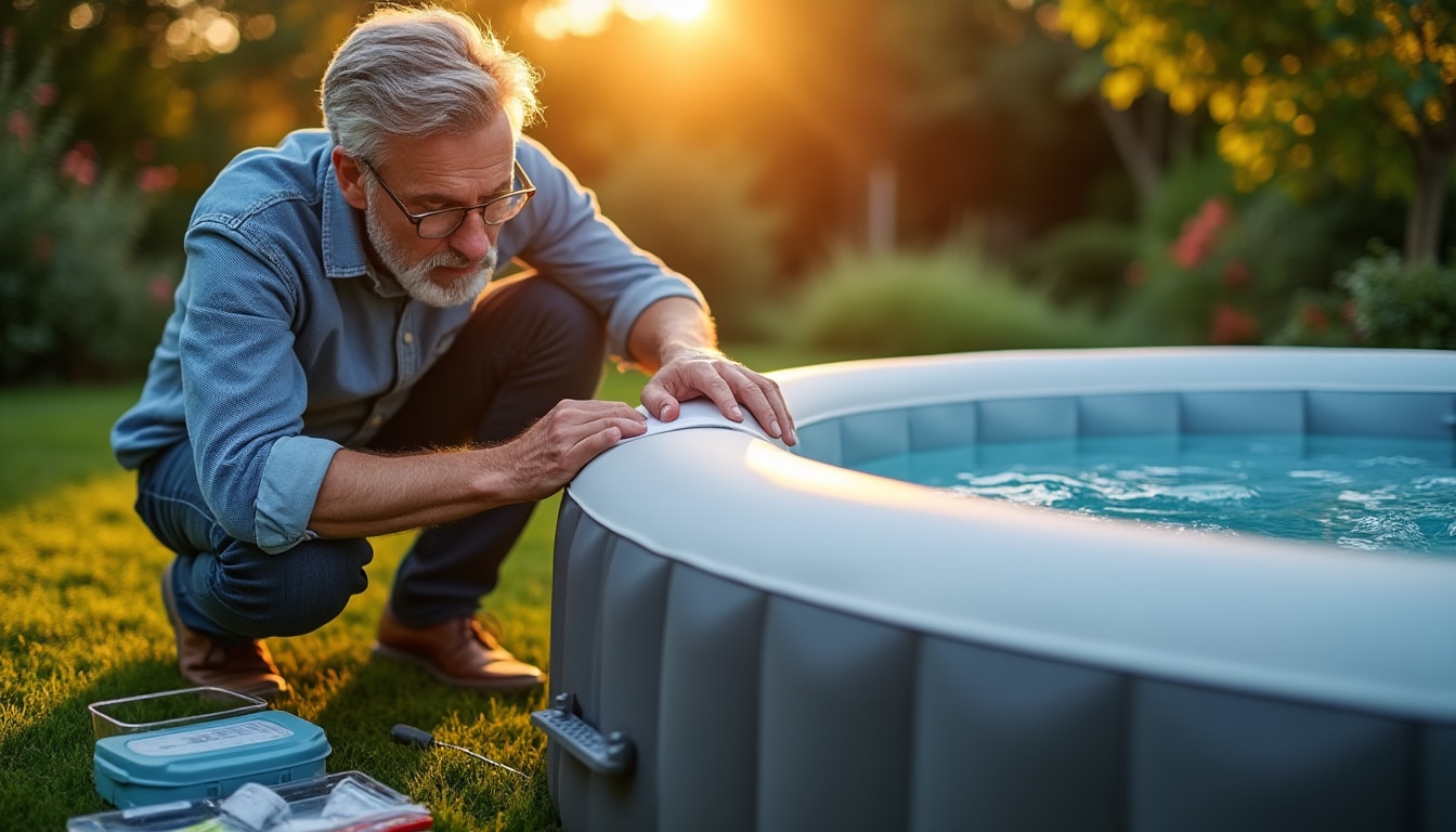 Illustration: Comprendre quand et pourquoi réparer un spa gonflable