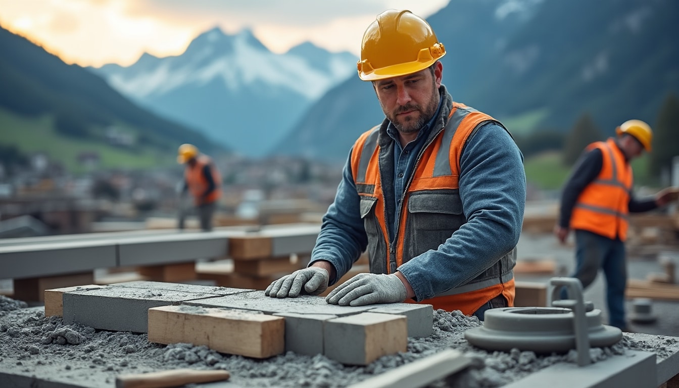 Illustration: Présentation du métier de maçon en Suisse : missions, rôles et activités