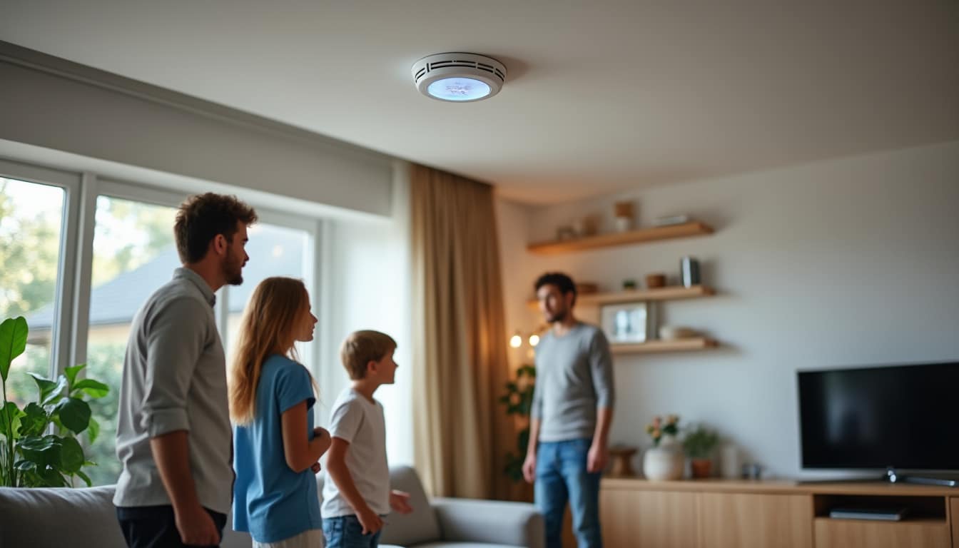 Illustration: Quelles sont les causes fréquentes pour lesquelles une alarme incendie de maison sonne sans raison apparente ?