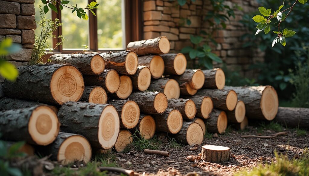 Le bois de châtaignier pour le chauffage : avantages, conseils et sécurité