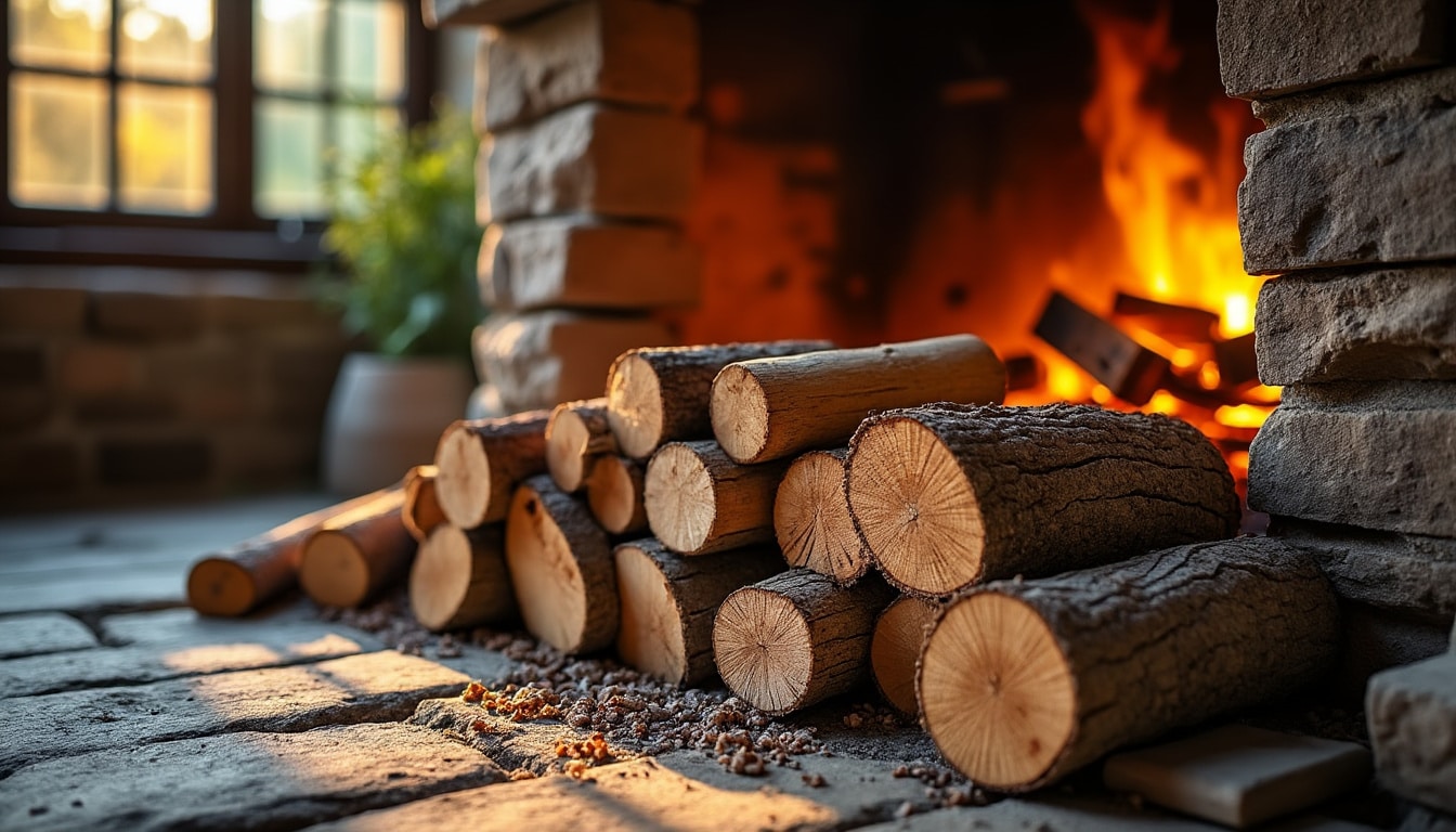 Bois de chauffage en châtaignier : avantages, conseils et usages