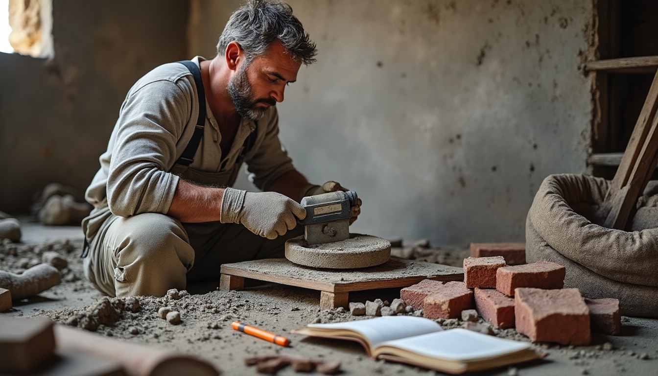 Illustration: Définition de l’expression "outil de maçon" dans les mots fléchés