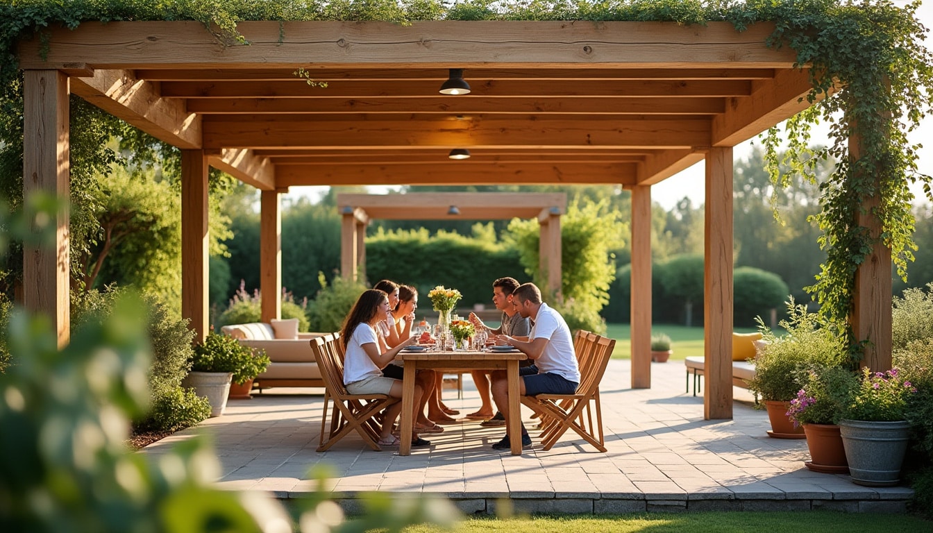 Illustration: Quels sont les avantages d’une pergola en bois face à l’aluminium ?