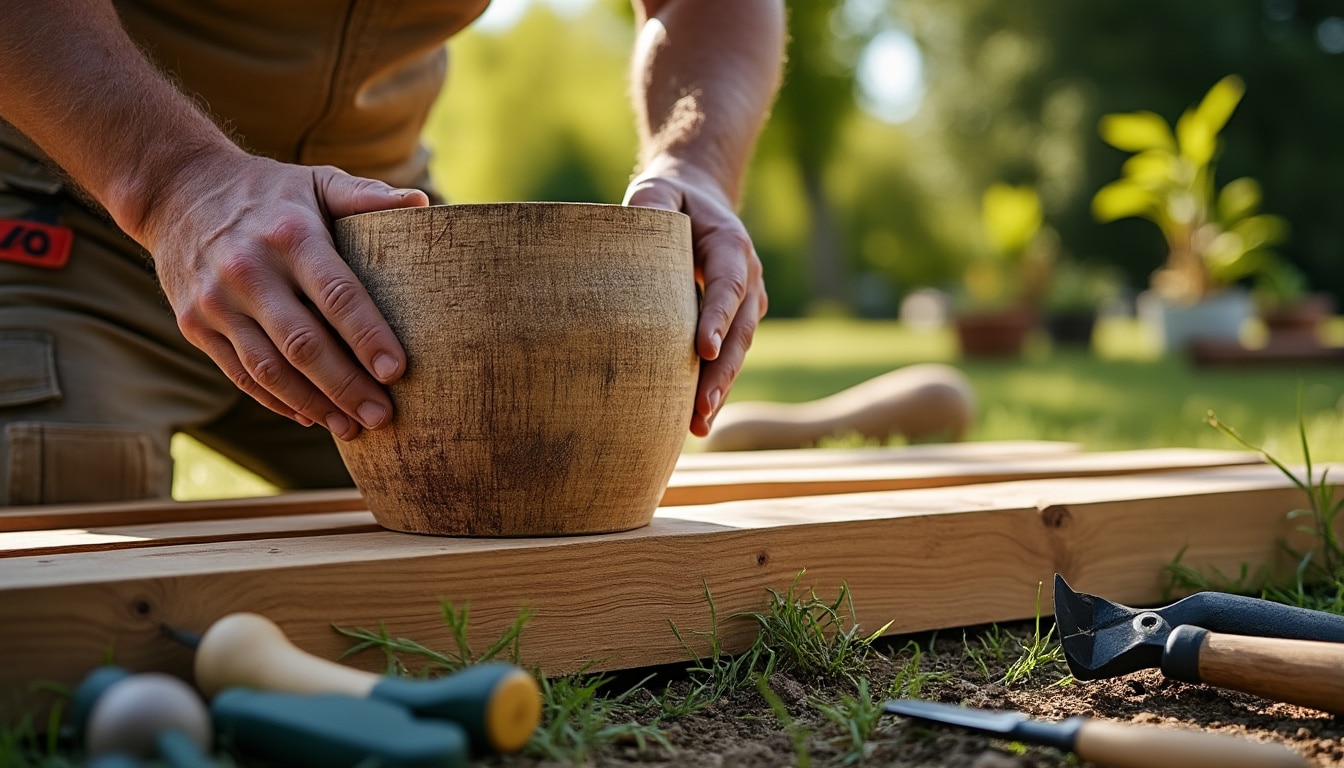 Illustration: Définition et rôle du poteau de pergola en bois
