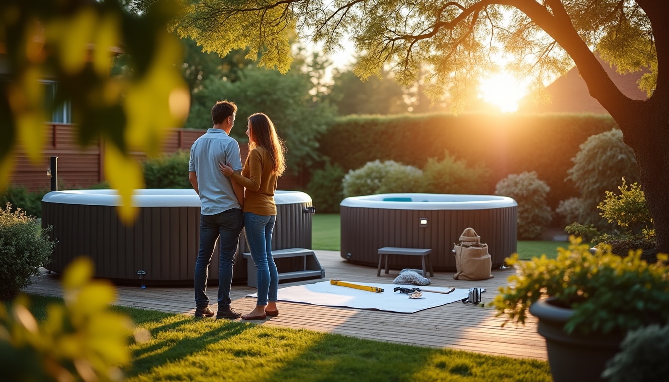 Illustration: Choisir le lieu idéal pour l’aménagement d’un spa gonflable