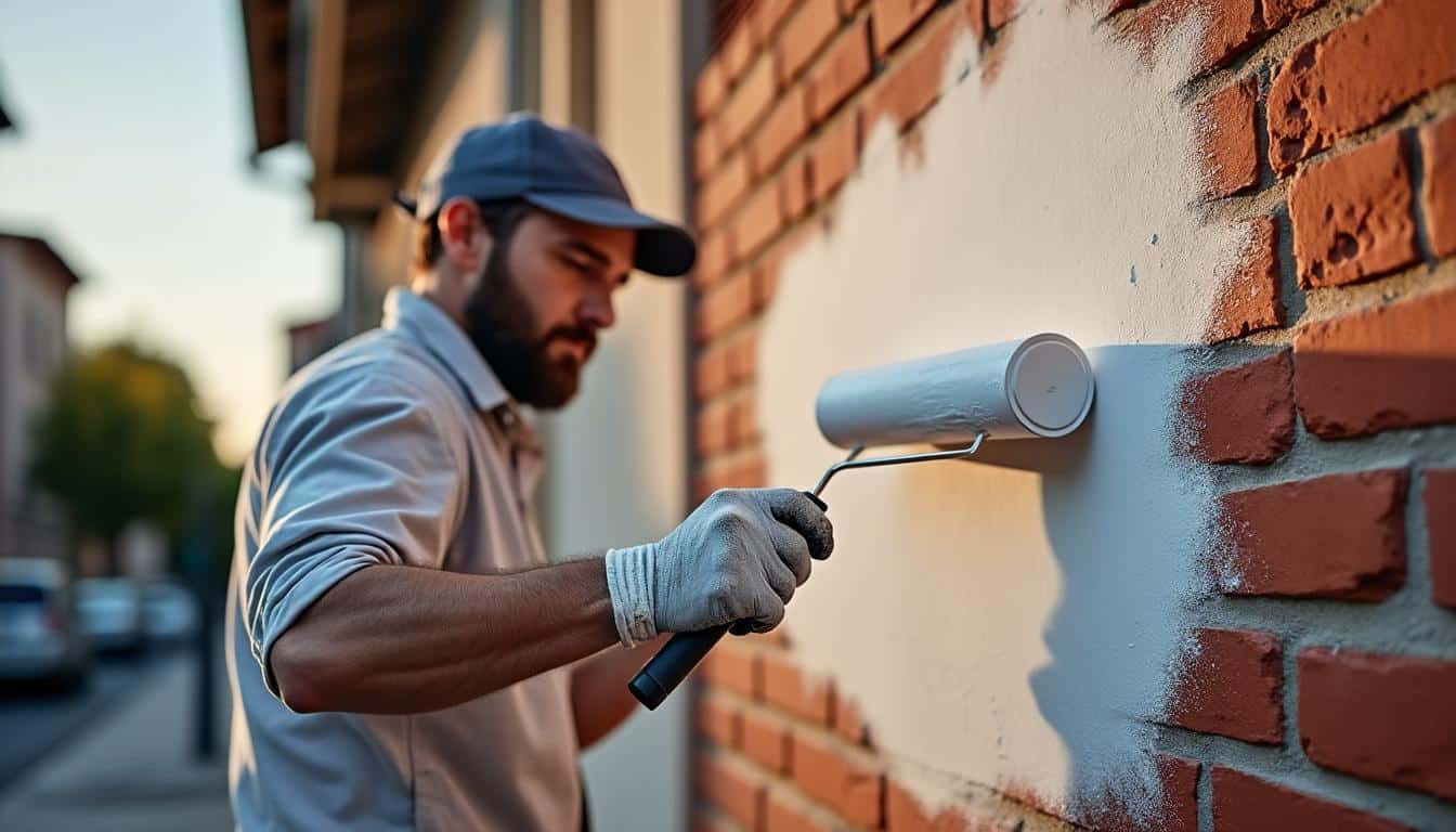 Illustration: Comprendre la peinture de façade sur brique : particularités et enjeux d’absorption de la sous-couche