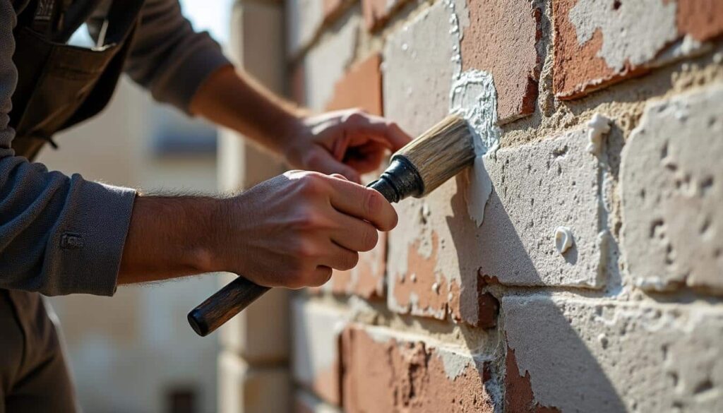 Peinture de façade sur brique : maîtriser l’absorption et la sous-couche