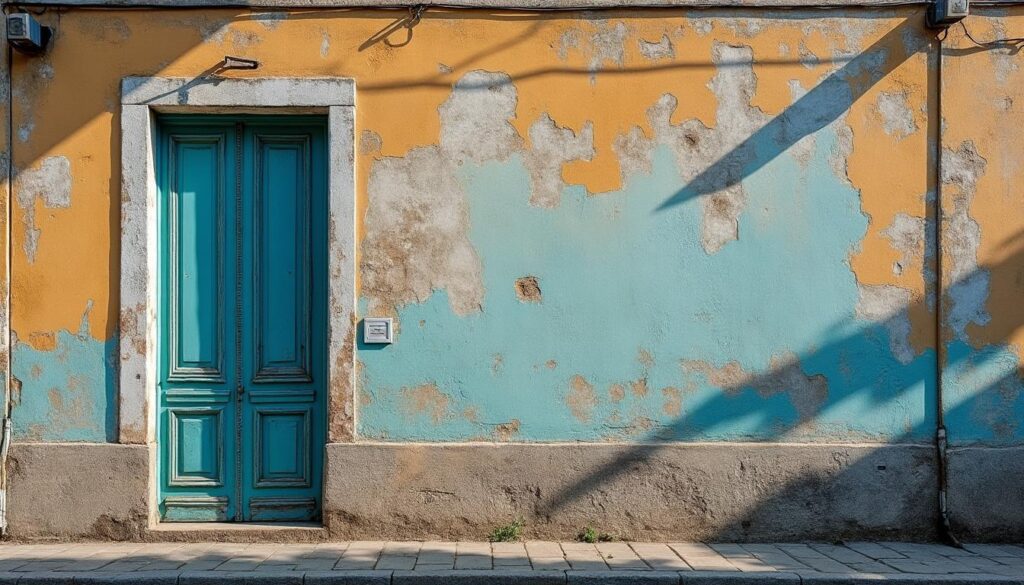 Peinture de façade couleur à effet vieillissement : guide et conseils