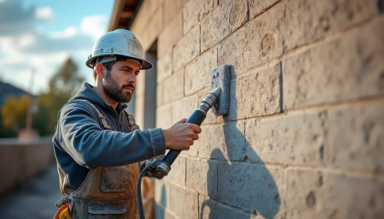 Illustration: Préparer une façade en crépi gratté pour une adhérence optimale de la peinture