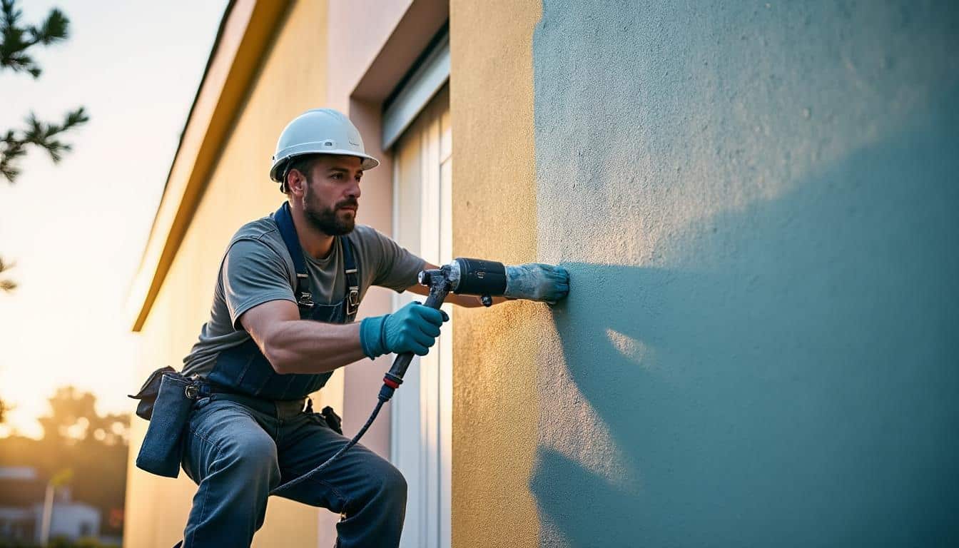 Peinture façade en crépi projeté : astuces pour une uniformité parfaite