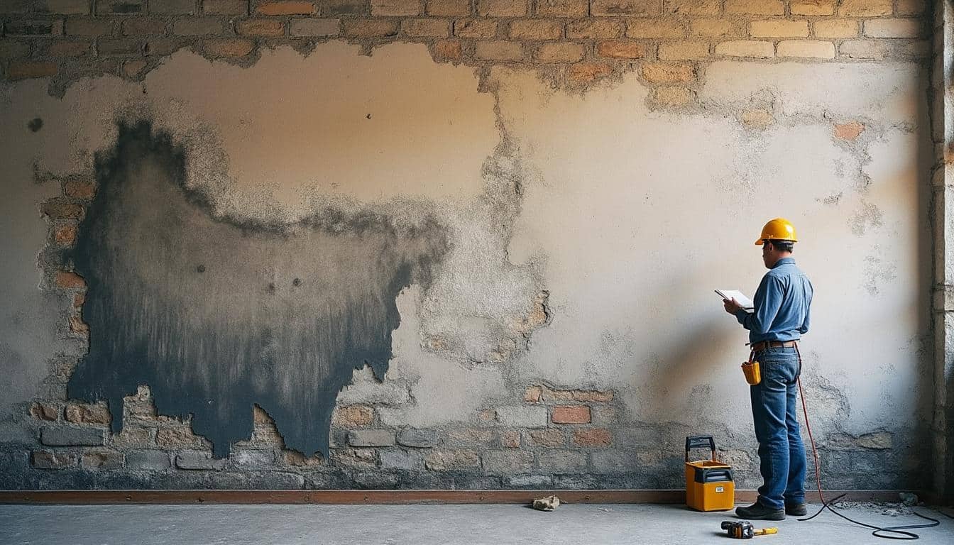 Illustration: Comprendre les causes et mécanismes de la peinture de façade face à l’humidité et aux remontées capillaires