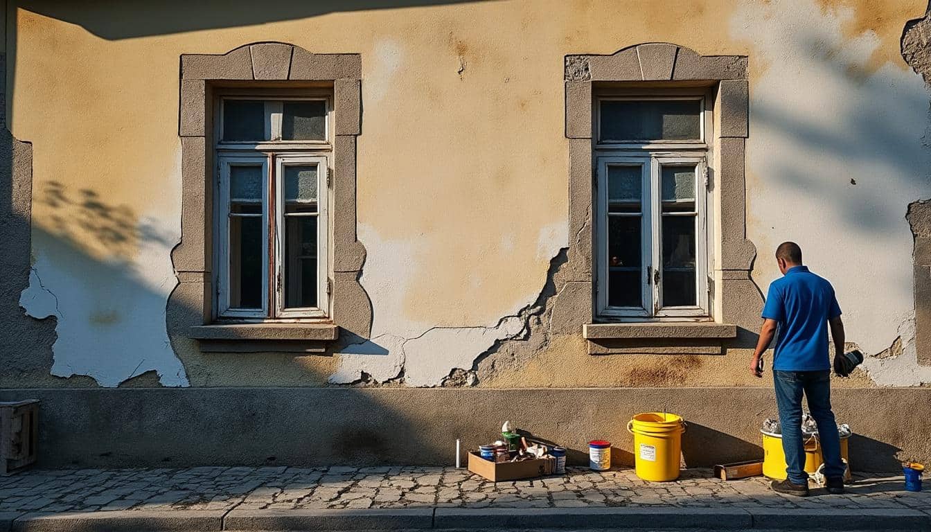 Illustration: Comprendre les enjeux d’une solution de peinture pour façade face à l’humidité et aux remontées capillaires