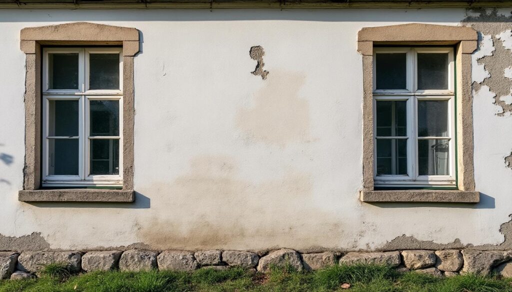 Peinture de façade : trace de ruissellement et prévention efficace