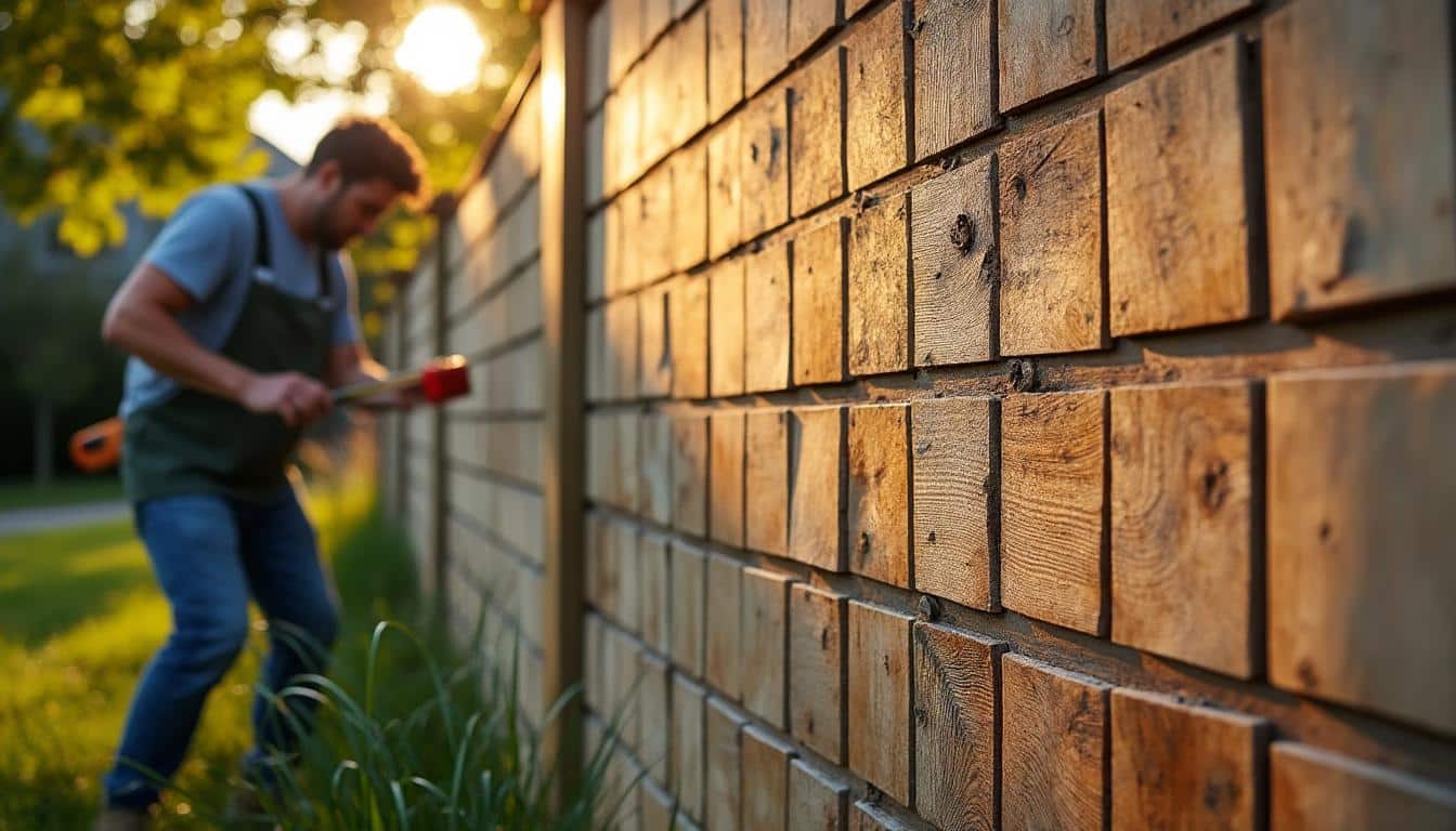 Entretien de la clôture en bois vernis face à l’usure