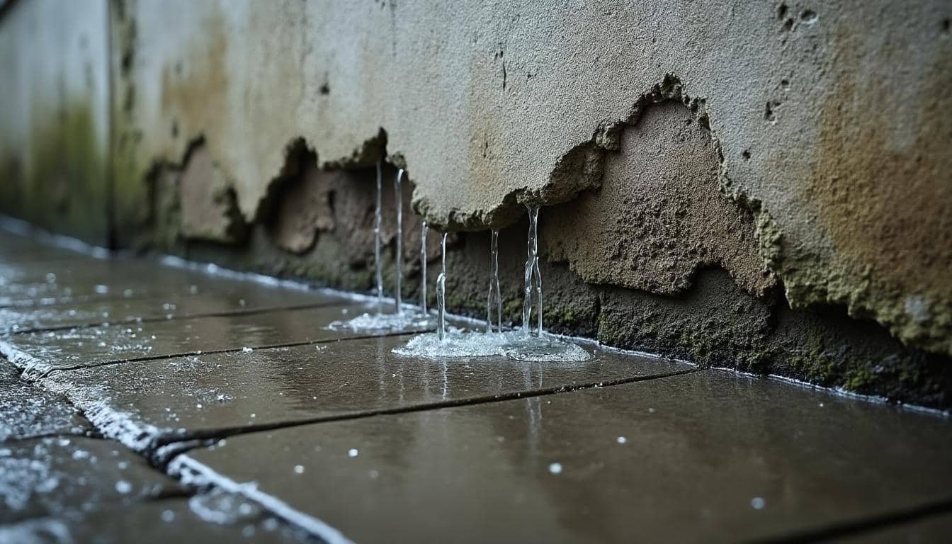 Comment traiter une infiltration de soubassement lors de fortes pluies