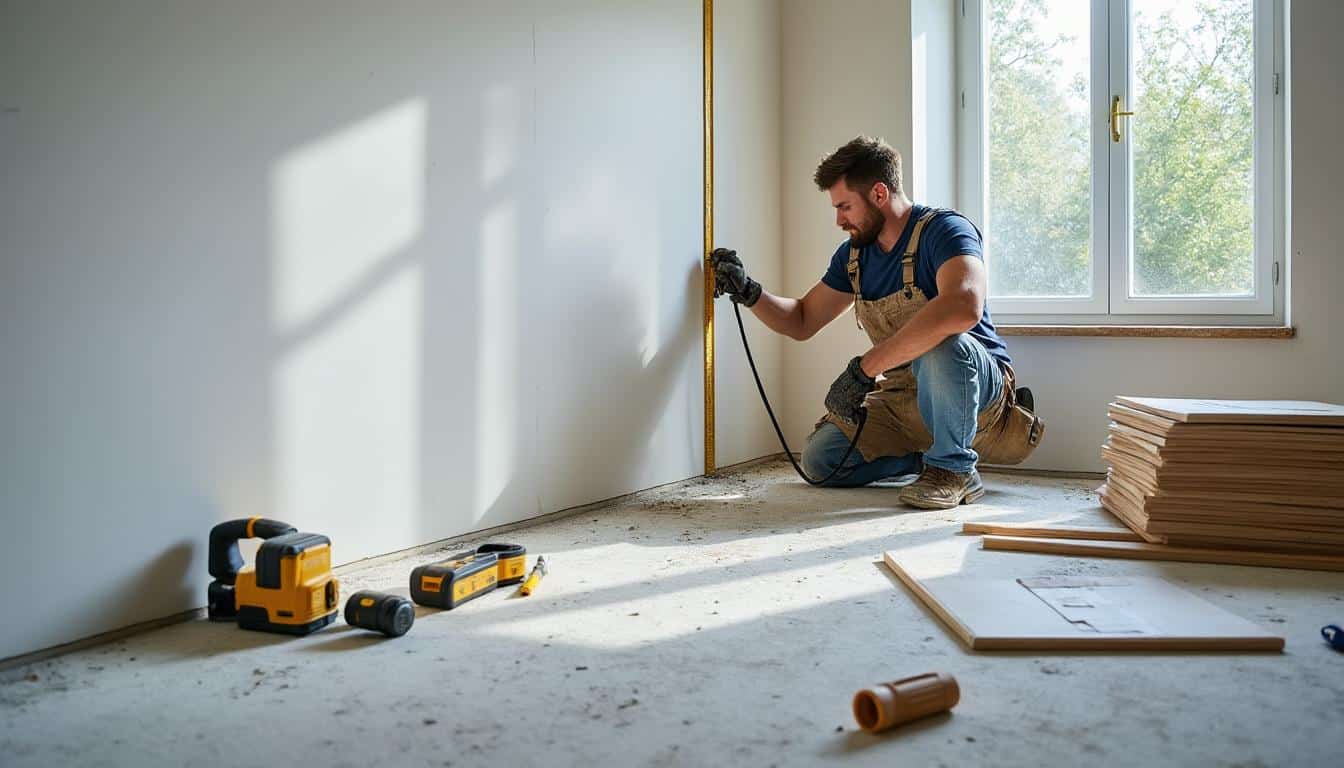 Illustration: Préparer son chantier pour poser des lambris PVC dans les meilleures conditions