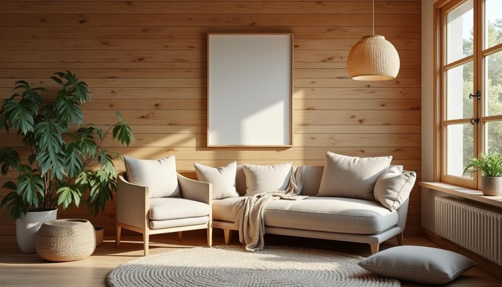 Lambris de mur intérieur : élégance et chaleur naturelle pour votre maison