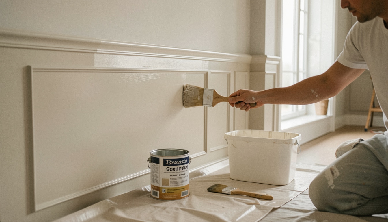 Quelle peinture pour un lambris verni sans poncer ?