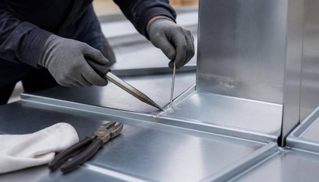 Brasure du zinc : réussir une soudure étanche