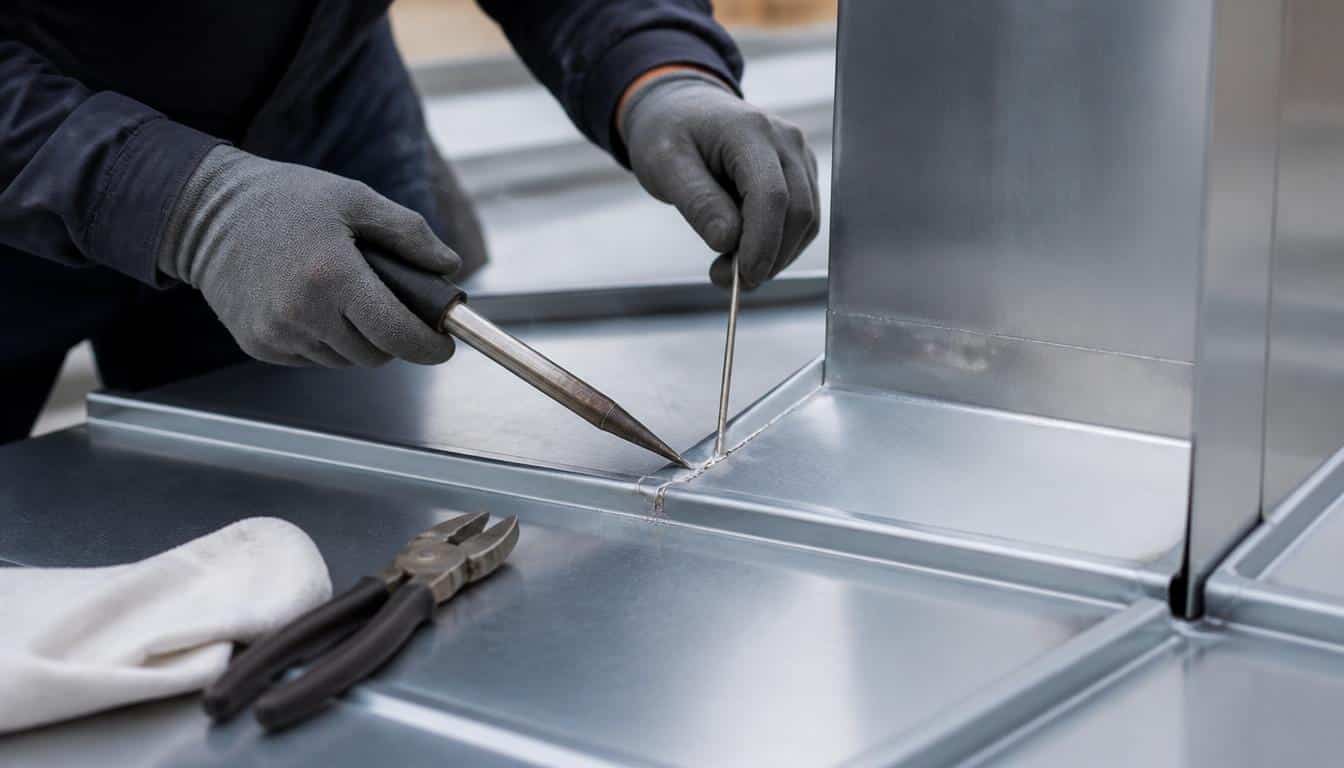 Brasure du zinc : réussir une soudure étanche